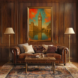 Big Ben London Dreamscape Art Travel Poster