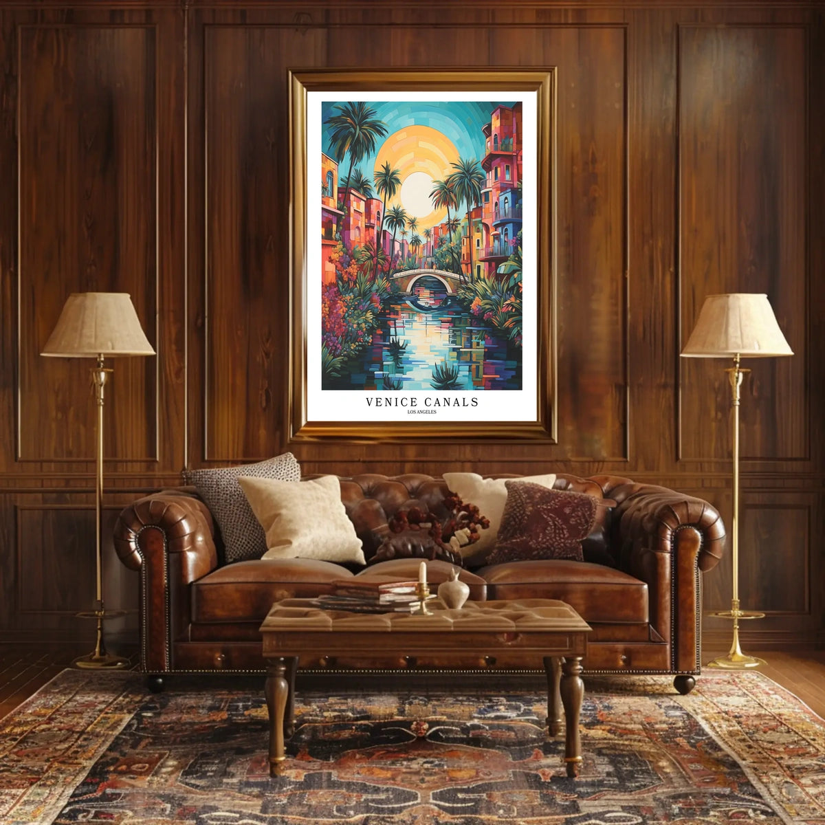 Venice Canals Los Angeles Poster