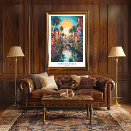 Venice Canals Los Angeles Poster