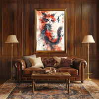 Whimsical Watercolor Cat Poster