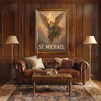 St. Michael Archangel Warrior Art Poster