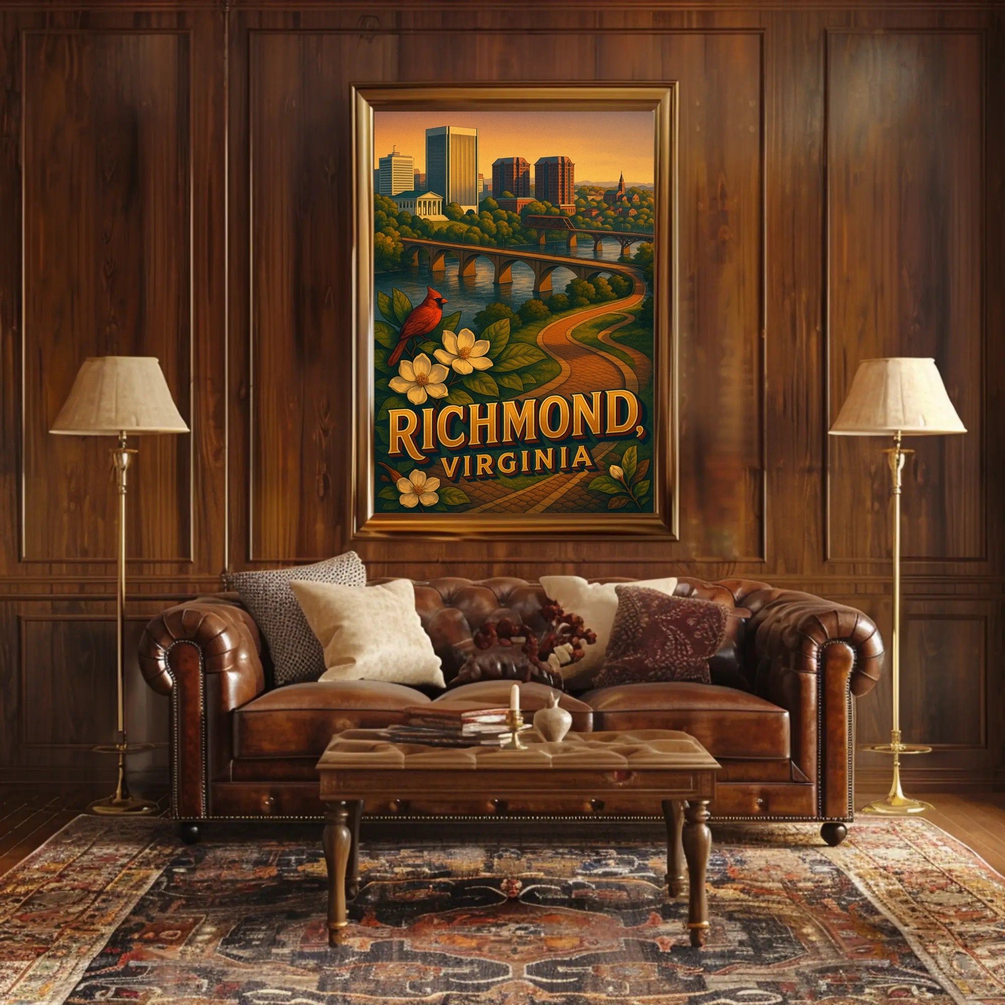 Richmond, Virginia Scenic Poster