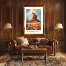 Monument Valley Adventure Awaits Travel Poster PosterGoat