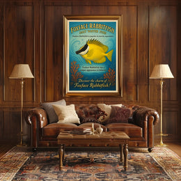 Discover the Charm of Foxface Rabbitfish Poster