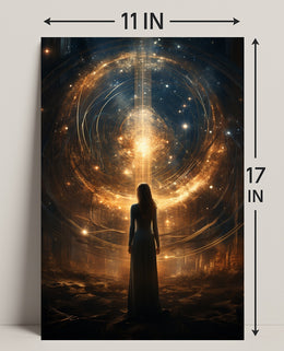 Journey To The Cosmic Realm Poster PosterGoat