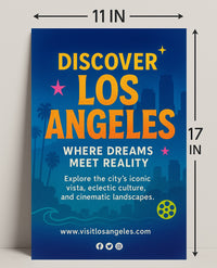 Discover Los Angeles Wall Art Print PosterGoat