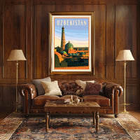 Uzbekistan Travel Poster