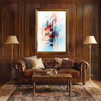 Abstract Geometric Symphony Abstract Poster PosterGoat