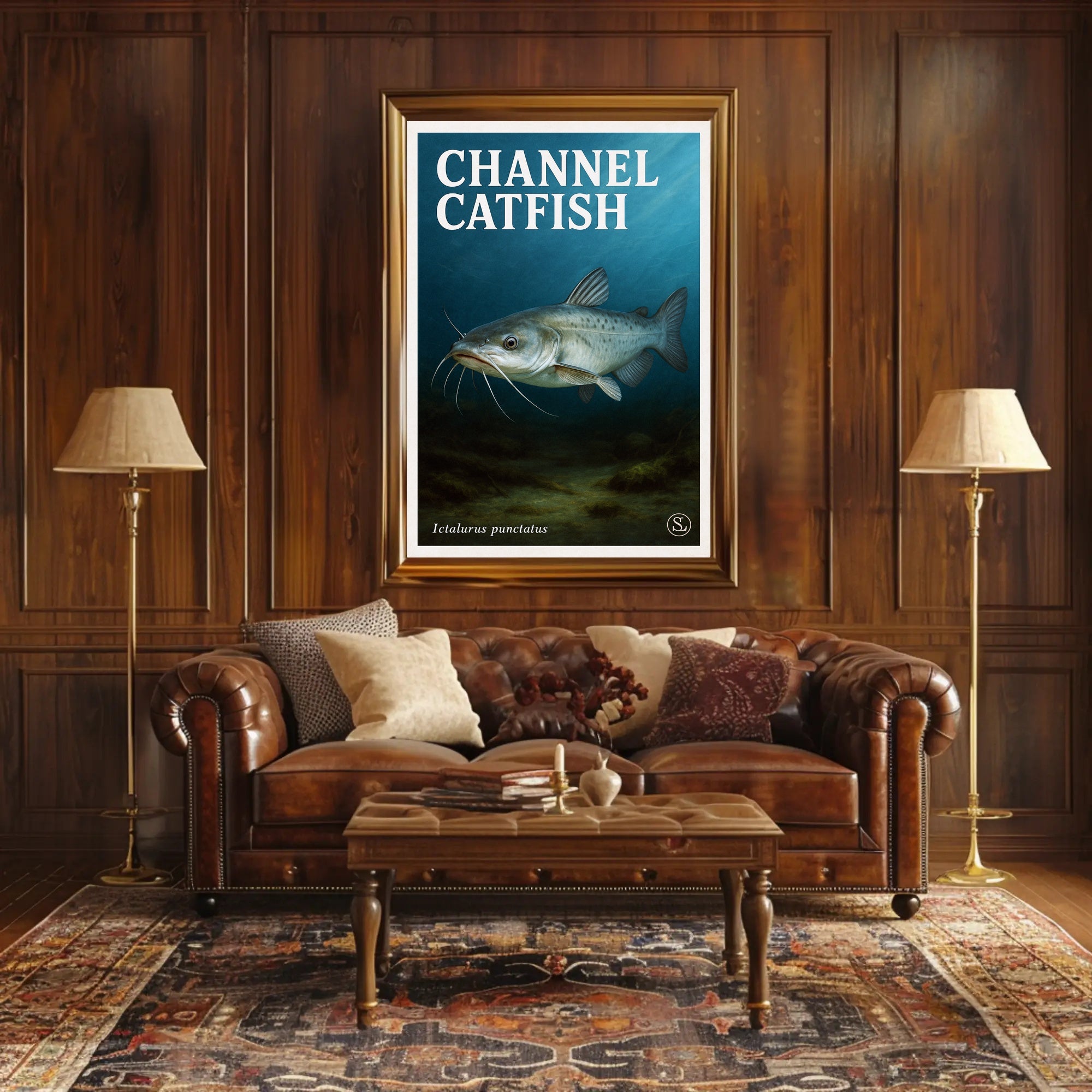 Channel Catfish Poster PosterGoat