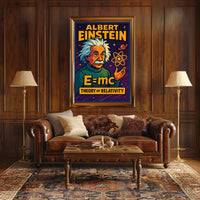 Albert Einstein Theory Of Relativity Poster