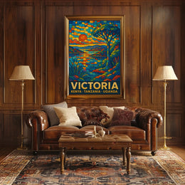 Victoria A Vibrant Landscape Poster