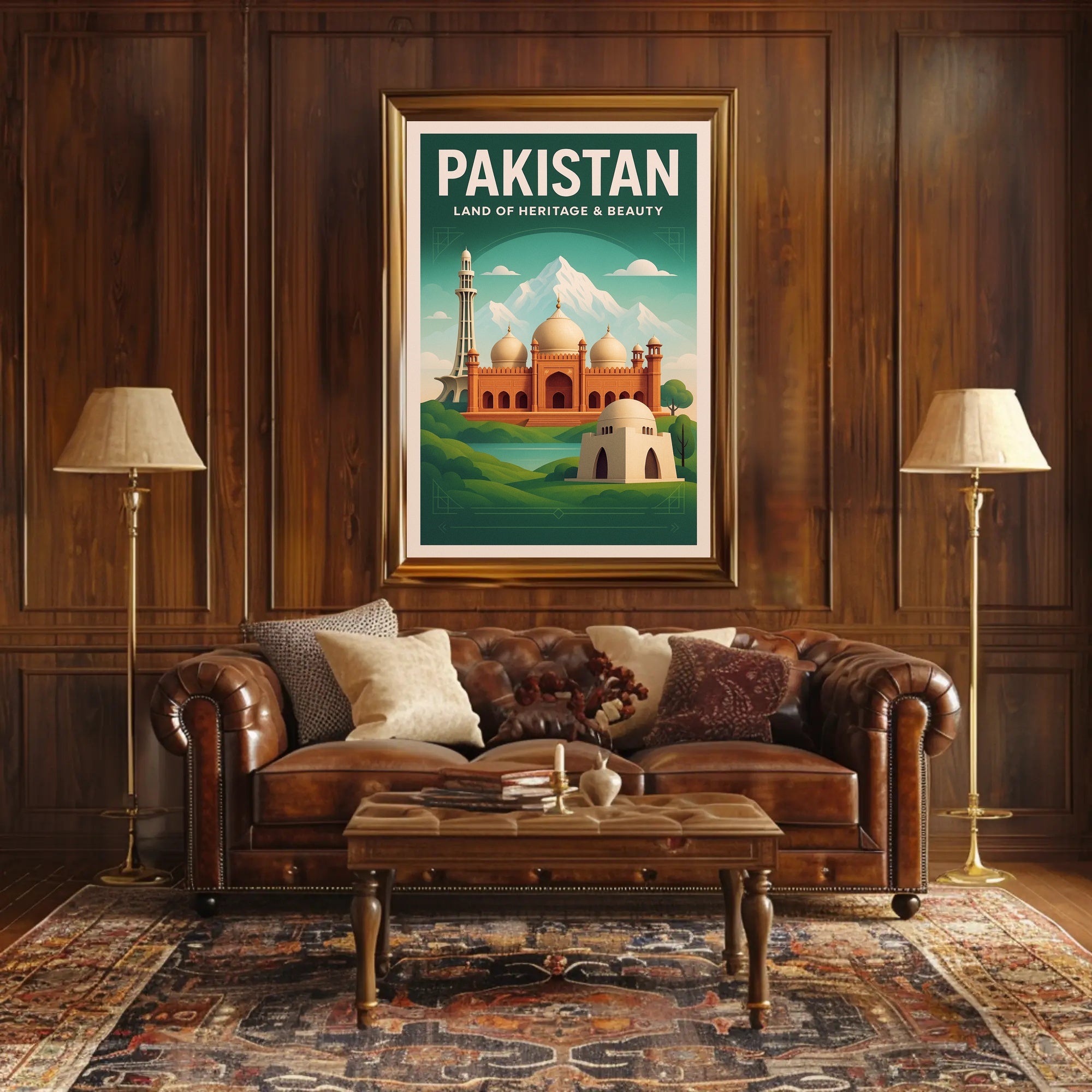 Pakistan Land of Heritage & Beauty Poster PosterGoat