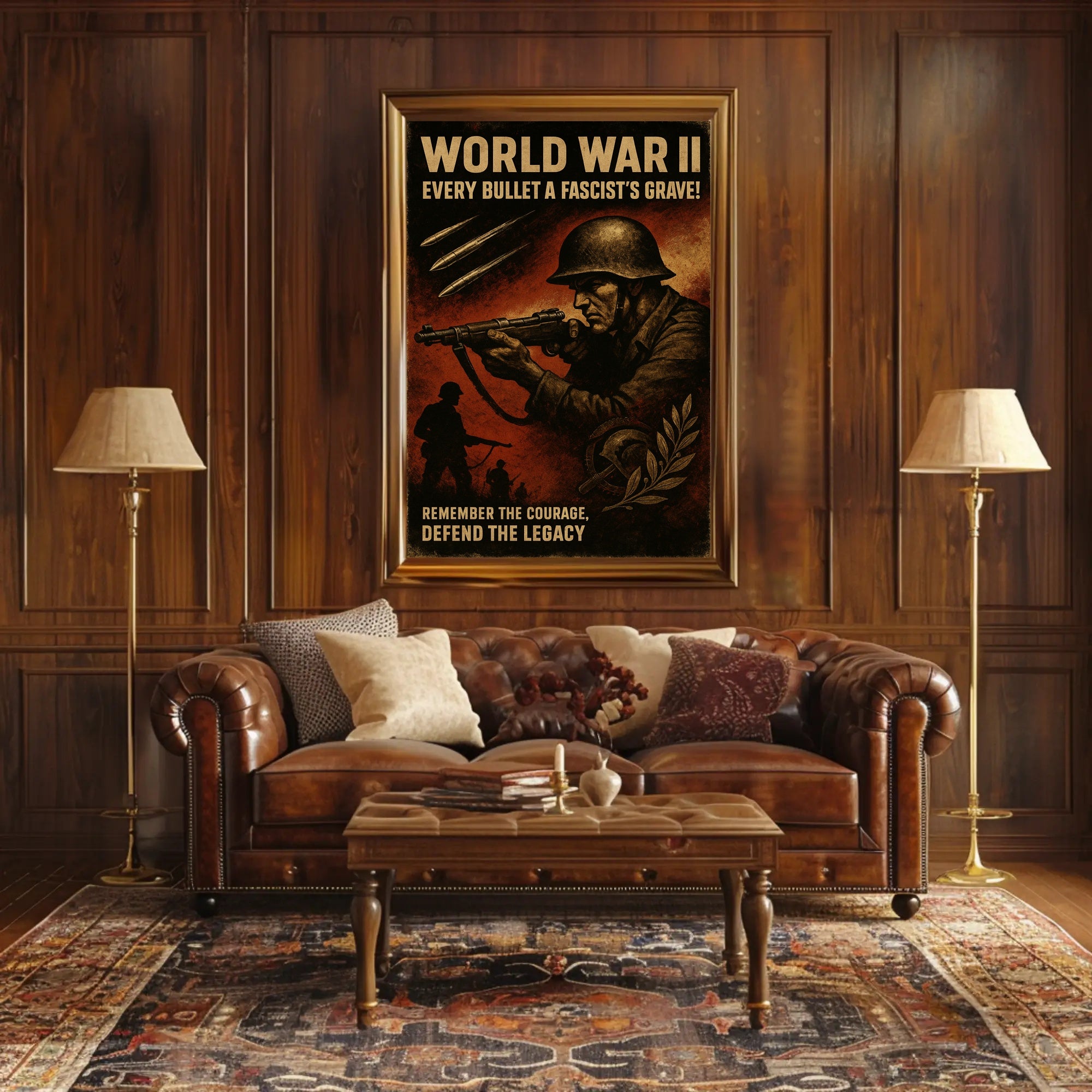 Every Bullet a Fascist's Grave Poster