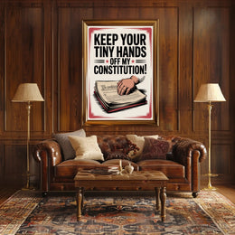 Protect the Constitution Political Propaganda Poster