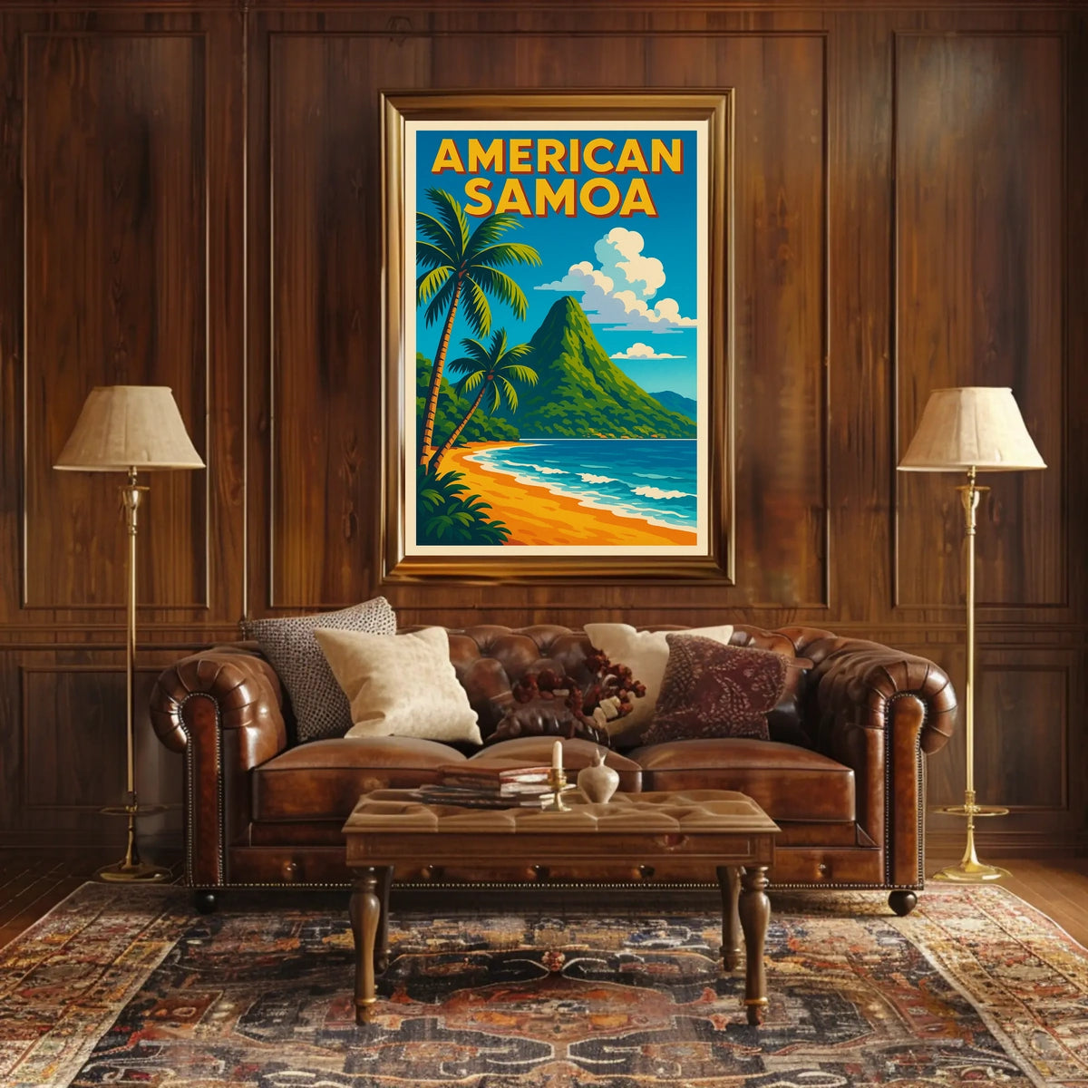 American Samoa Paradise Poster