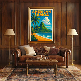 American Samoa Paradise Poster