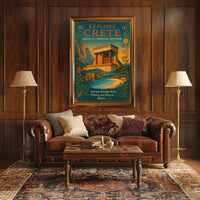 Explore Crete Greeces Timeless Wonder Poster