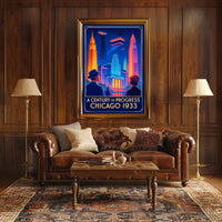 A Century of Progress Chicago 1933 Poster