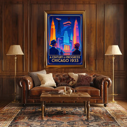 A Century of Progress Chicago 1933 Poster
