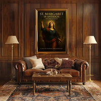 St. Margaret of Antioch Triumph of Faith Poster