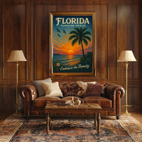 Florida Sunshine Awaits Poster