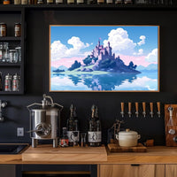Enchanted Castle by the Lake Poster