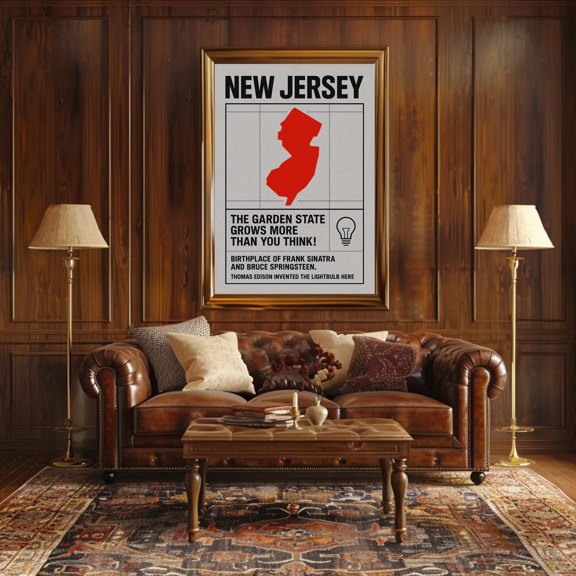 New Jersey Heritage Art Cultural or Heritage Poster