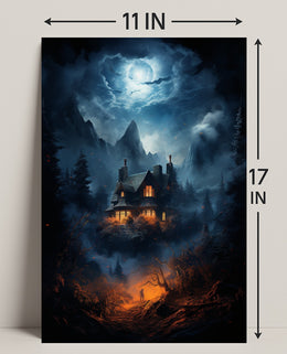 The Enchanted House In The Woods Poster