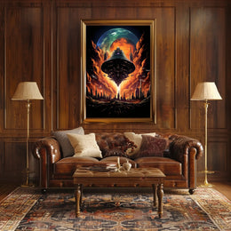 Cosmic Arrival Poster