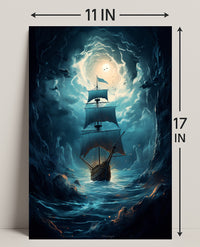 Voyage Through The Storm Poster PosterGoat