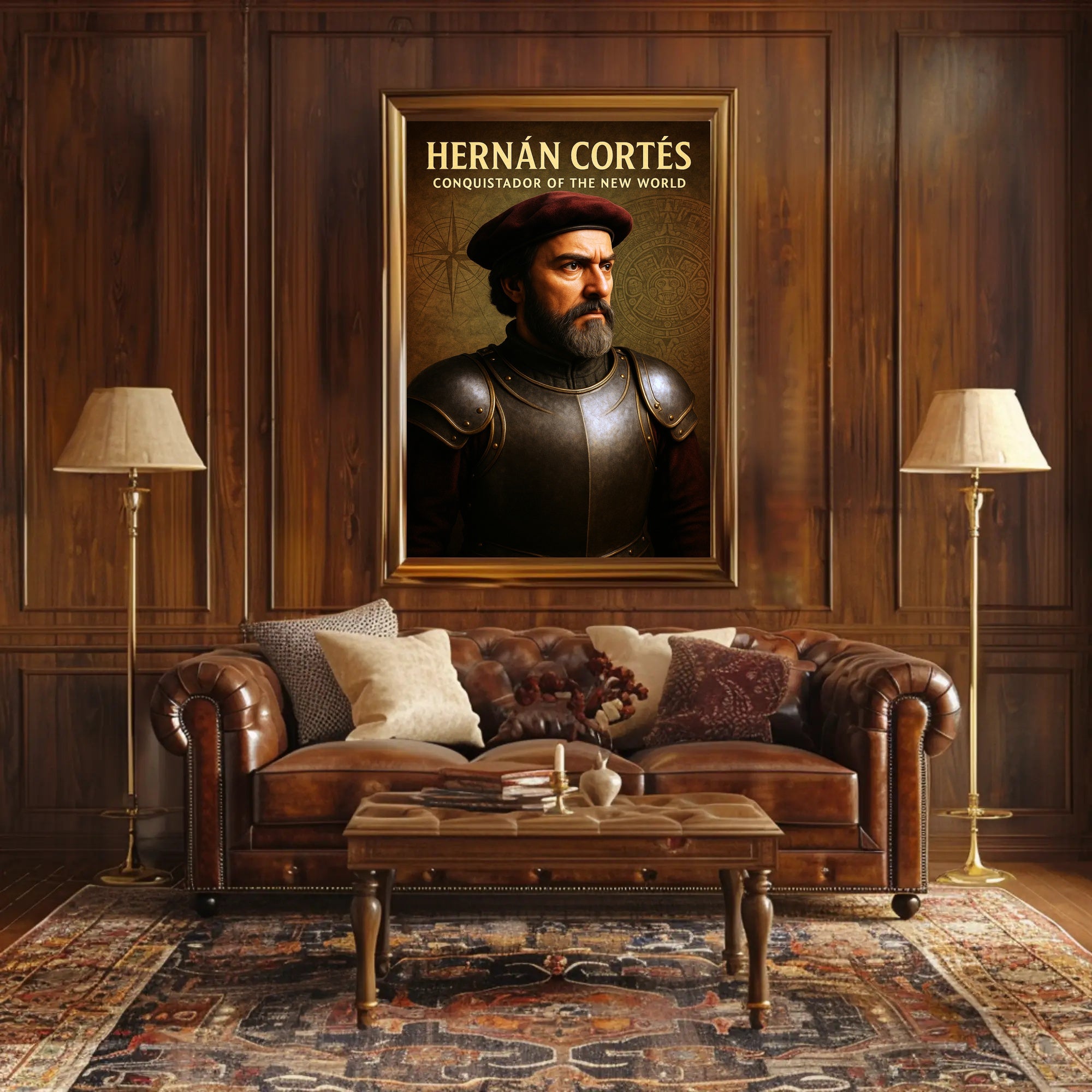 Hernán Cortés Conquistador of the New World Poster PosterGoat