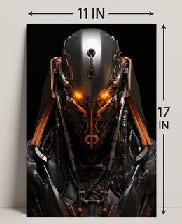 Futuristic Sentinel Poster PosterGoat