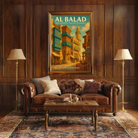 Al Balad The Colorful Old City Of Poster