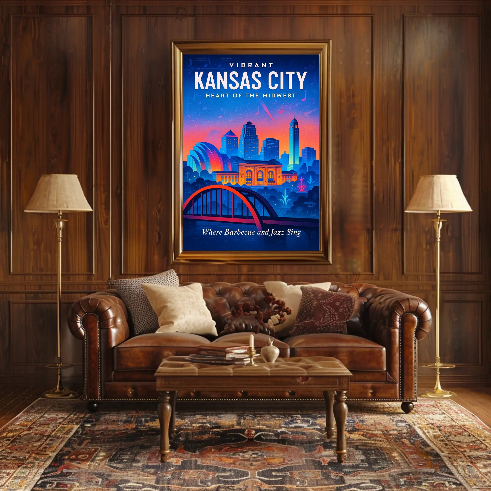 Vibrant Kansas City Poster