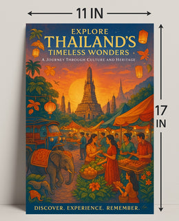 Thai Culture Adventure: Travel Poster