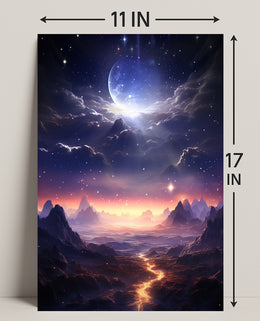 Celestial Landscape Poster