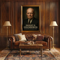 Dwight D Eisenhower 34th President Poster Wall Art Decor