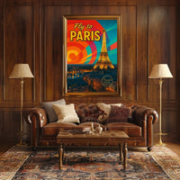 Fly To Paris Poster