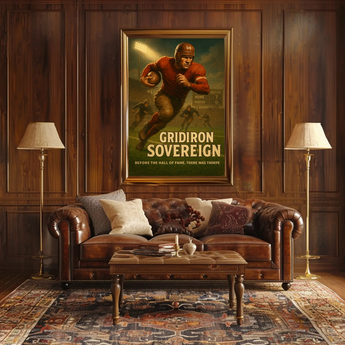Gridiron Sovereign Football Poster