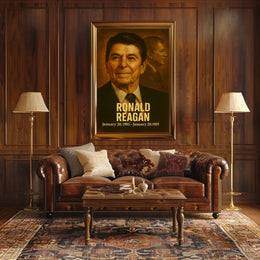 Ronald Reagan Presidential Term Poster
