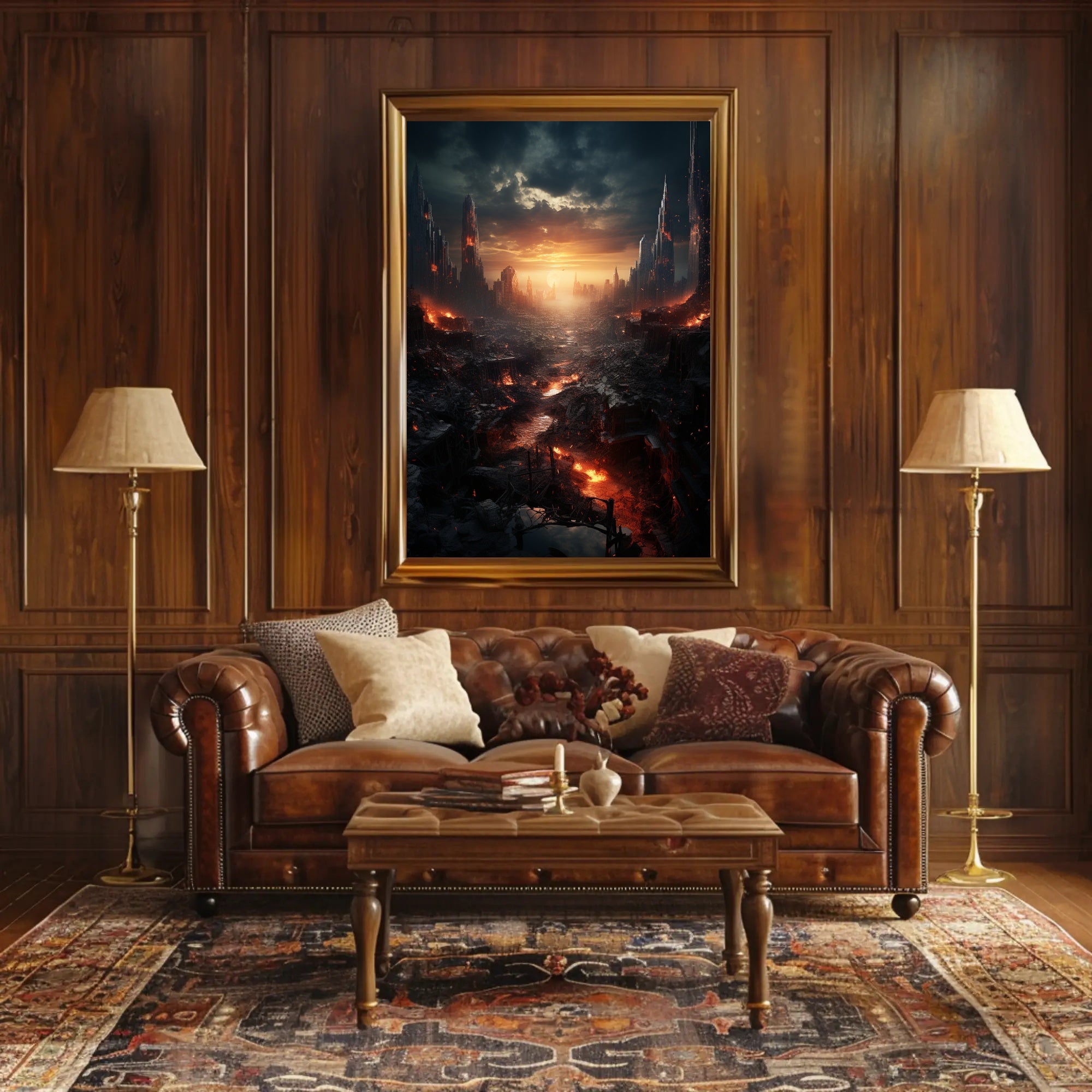 Post-Apocalyptic Sunset Poster