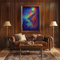 Mythical Sea Creature Fantasy Art Poster Print