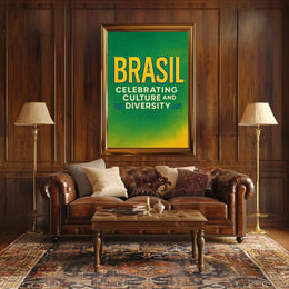 Celebrating Culture and Diversity in Brasil Poster