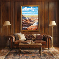 Petrified Forest National Park Vintage Travel Poster