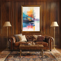 Modern European Financial Equation Art Poster