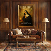 Saint Rita of Cascia Poster PosterGoat