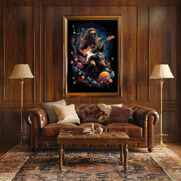 Cosmic Guitarist Poster