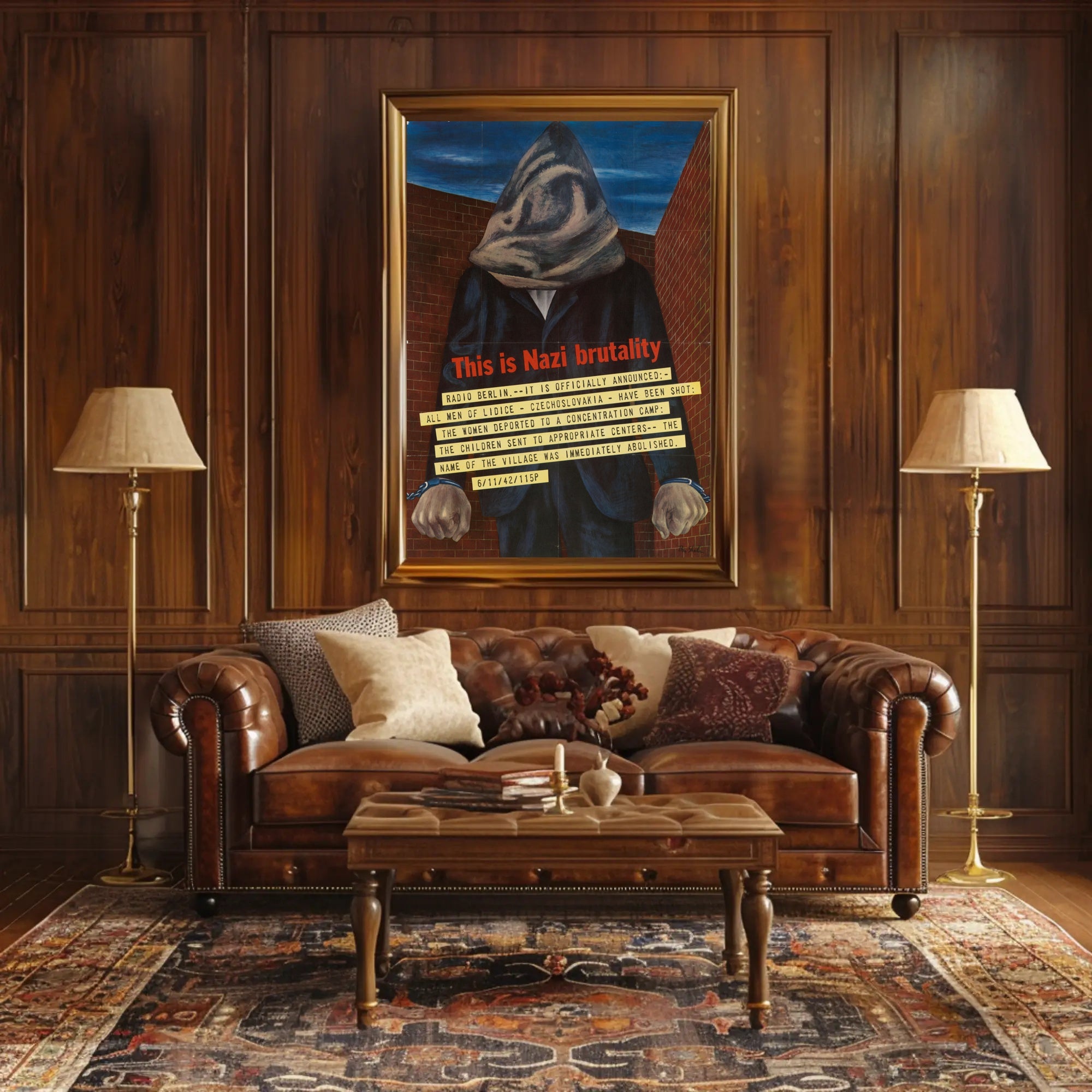 Nazi Brutality Exposed Poster PosterGoat