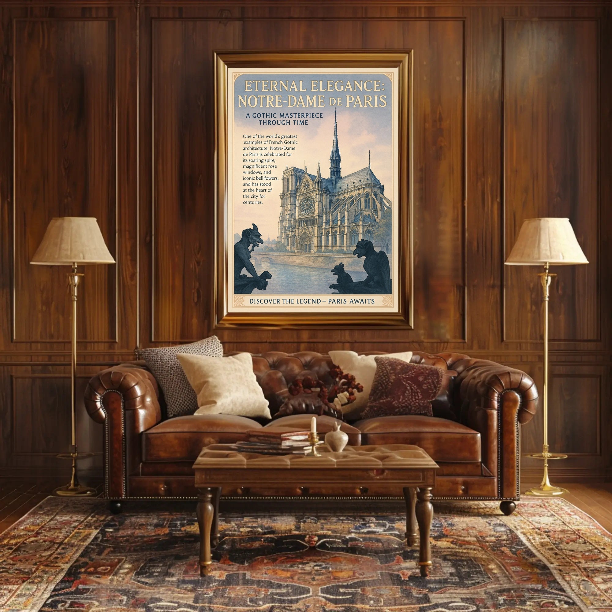 Eternal Elegance: Notre-Dame de Paris Poster PosterGoat