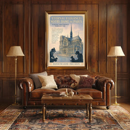 Eternal Elegance: Notre-Dame de Paris Poster PosterGoat